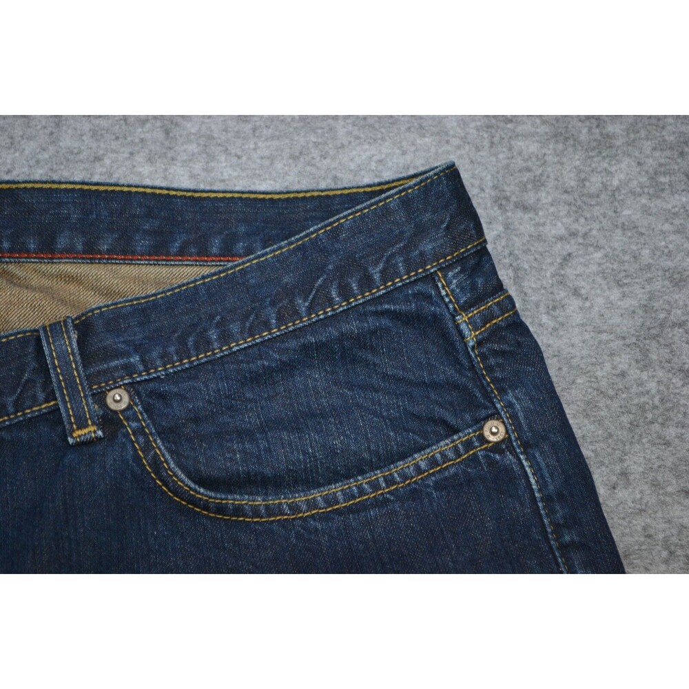 Polo Ralph Lauren Jeans Mens 35X32 Blue Authentic Straight Leg Denim - Picture 9 of 16